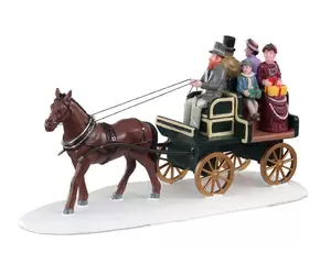 Lemax jaunting car Caddington Village 2020 - image 1