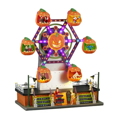 Lemax jumping jacks ferris wheel Spooky Town 2026