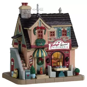 Lemax kathy's quaint kitchen Caddington Village 2019 - image 3