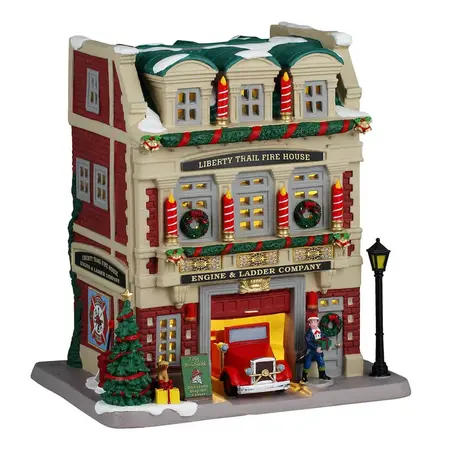 Lemax liberty trail fire house Caddington Village 2024 - image 1
