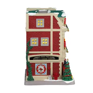 Lemax liberty trail fire house Caddington Village 2024 - image 2