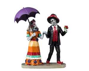 Lemax los muertos romance Spooky Town 2025