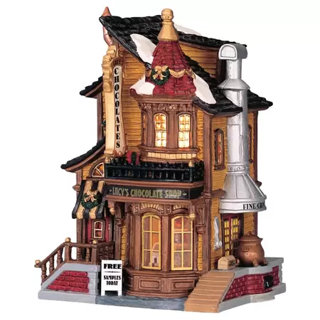 Lemax lucy's chocolate shop Caddington Village 2004 - image 1