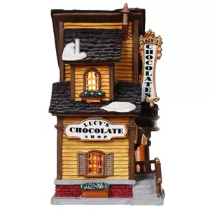 Lemax lucy's chocolate shop Caddington Village 2004 - image 2