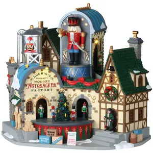 Lemax ludwig’s wooden nutcracker factory Caddington Village 2020