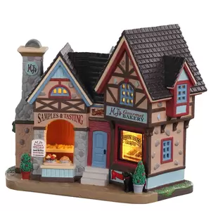 Lemax mj's gourmet bakery Caddington Village 2021 - image 3