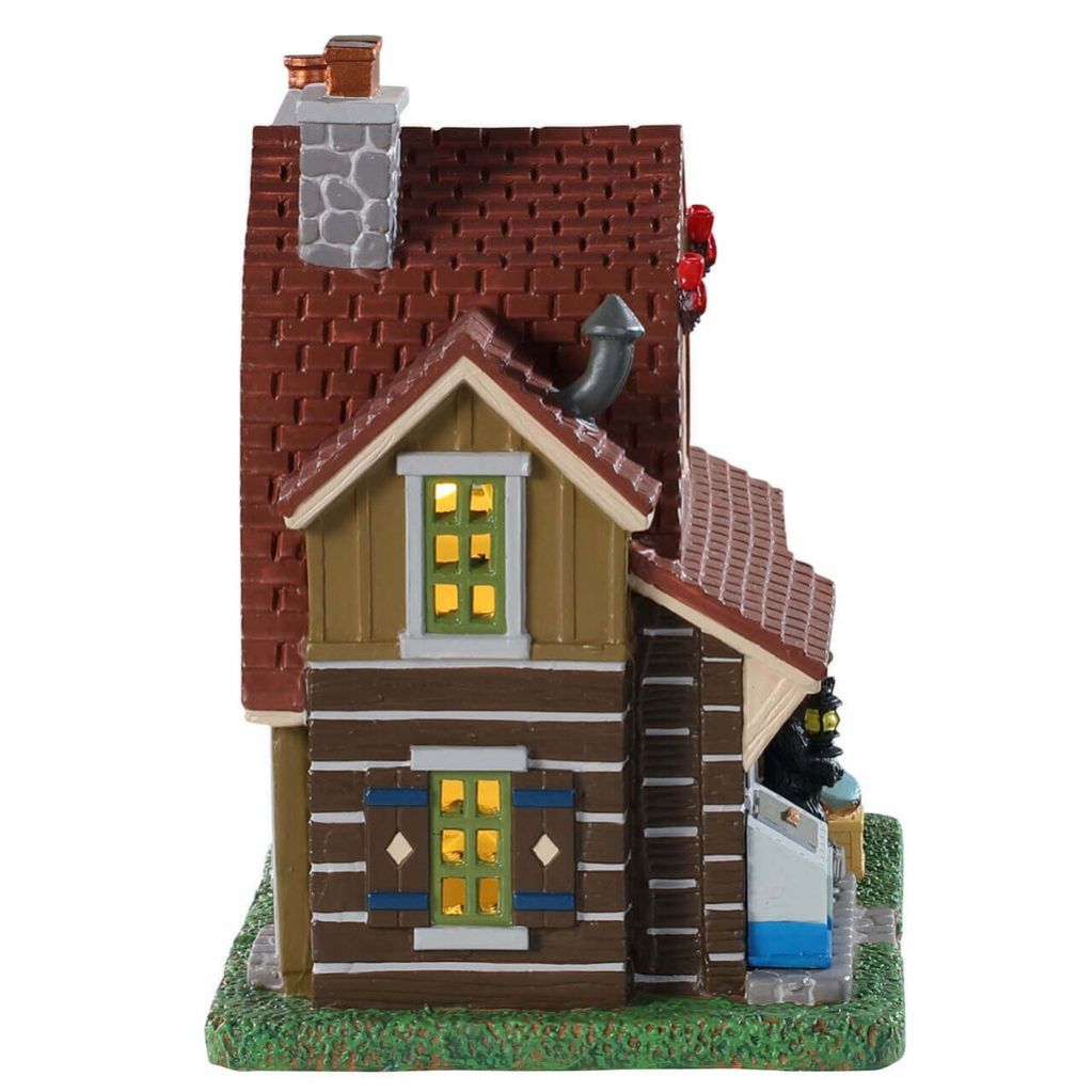 Edificio Illuminato Lemax Mountain High Adventure Tours - Per Villaggi Natalizi E Diorami - Foto 5