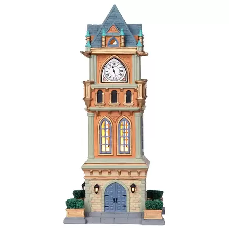 Lemax municipal clock tower Caddington Village 2010 - image 1