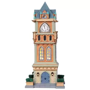 Lemax municipal clock tower Caddington Village 2010 - image 1
