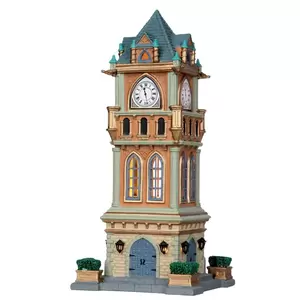 Lemax municipal clock tower Caddington Village 2010 - image 2