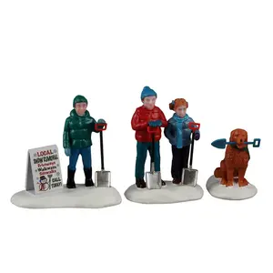 Lemax neighborhood snow shovelers Vail Village 2026