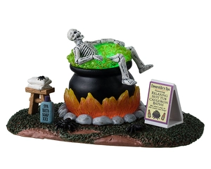 Lemax nothing like a hot bath Spooky Town 2025