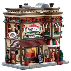 Lemax papa's pasta place Caddington Village 2018 - image 1