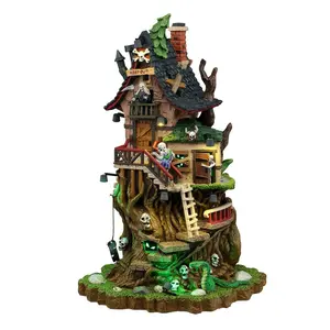 Lemax petrified forest tree house Spooky Town 2026
