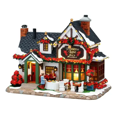 Lemax poinsettia lane bed & breakfast Caddington Village 2026