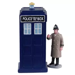 Lemax police call box s/2 Caddington Village 2020 - image 2