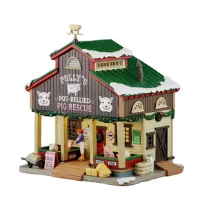 Lemax polly's pot-bellied pig rescue Harvest Crossing 2025 - image 2
