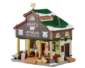 Lemax polly's pot-bellied pig rescue Harvest Crossing 2025 - image 1