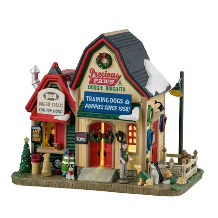 Lemax precious paws & doggie biscuits Harvest Crossing 2025 - image 2