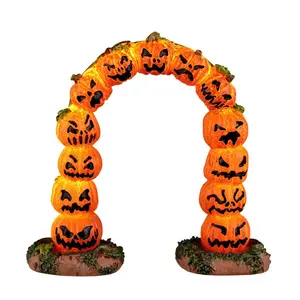 Lemax pumpkin arch Spooky Town 2026