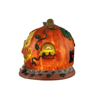 Lemax pumpkin skull house Spooky Town 2026 - image 3