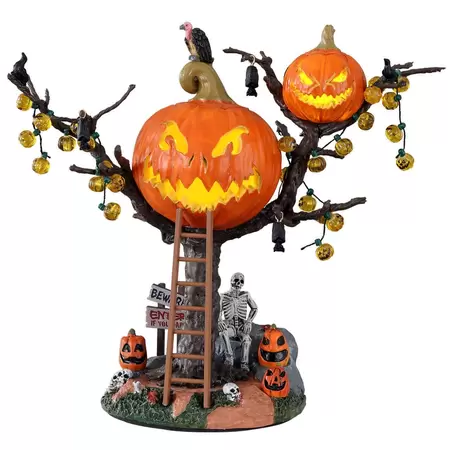 Lemax pumpkin tree house Spooky Town 2021 - image 1