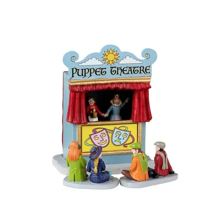 Lemax puppet theatre, set of 3 Caddington Village 2023 - image 1