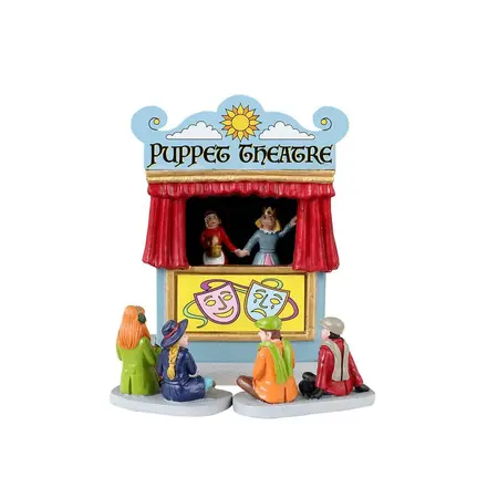 Lemax puppet theatre, set of 3 Caddington Village 2023 - image 2