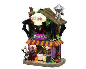 Lemax quick-bite spider diner Spooky Town 2025