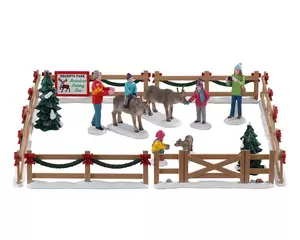 Lemax reindeer petting zoo s/17 Caddington Village 2020 - image 1