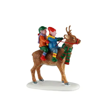 Lemax reindeer rides Santa's Wonderland 2025 - image 2