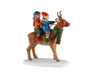 Lemax reindeer rides Santa's Wonderland 2025 - image 1