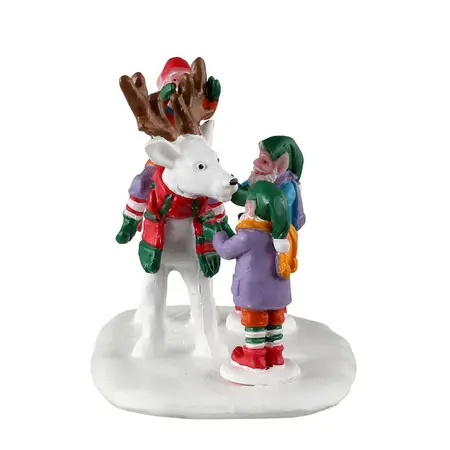 Lemax reindeer snowman Santa's Wonderland 2023 - image 2