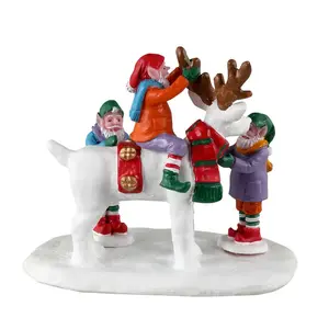 Lemax reindeer snowman Santa's Wonderland 2023 - image 4