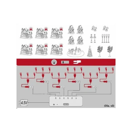 Lemax remote control box, with 4.5v 2000ma General 2025 - image 5