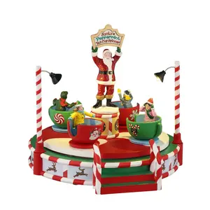 Lemax santa's peppermint teacup spinner Carnival 2025 - image 2