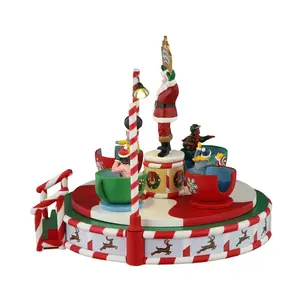 Lemax santa's peppermint teacup spinner Carnival 2025 - image 4