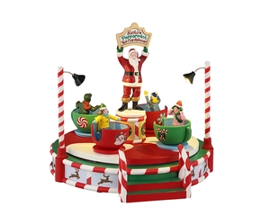 Lemax santa's peppermint teacup spinner Carnival 2025 - image 1