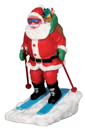 Lemax santa skier Vail Village 2015