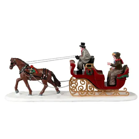 Lemax scenic sleigh ride Caddington Village 2023 - image 4