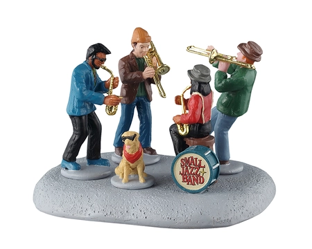 Lemax small jazz band Caddington Village 2025 - image 1