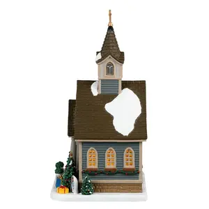 Lemax small town church Caddington Village 2023 - image 3
