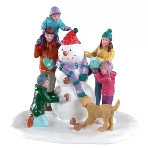 Lemax snowman teamwork Vail Village 2020 - image 1