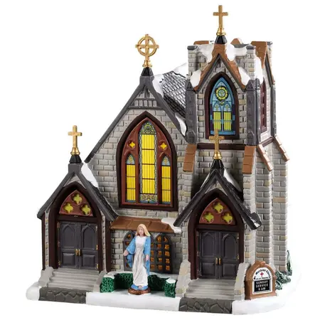Lemax st. matthew's church Caddington Village 2019 - image 1