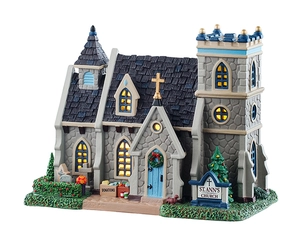 Lemax st. oswald's church Caddington Village 2025 - image 1