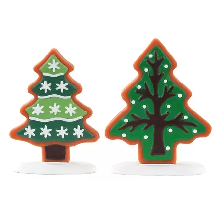 Lemax sugar cookie trees s/2 Sugar 'N' Spice 2021