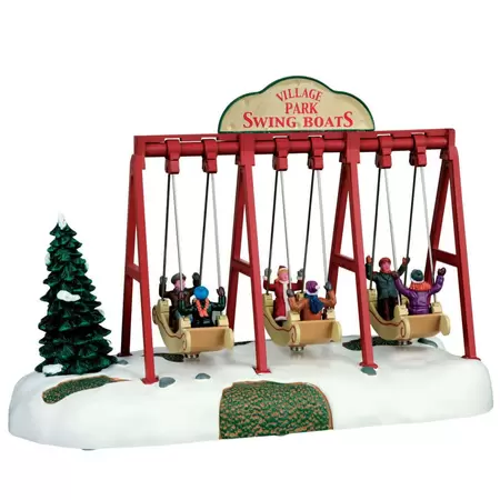 Lemax swing boats Caddington Village 2016