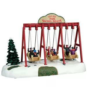 Lemax swing boats Caddington Village 2016