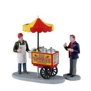 Lemax tamale cart, set of 2 General 2023