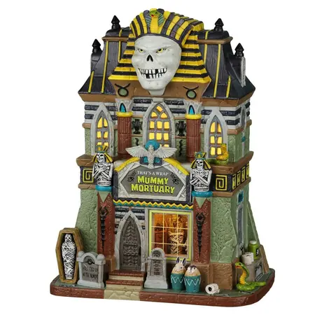 Lemax that´s a wrap mummy mortuary Spooky Town 2022 - image 1